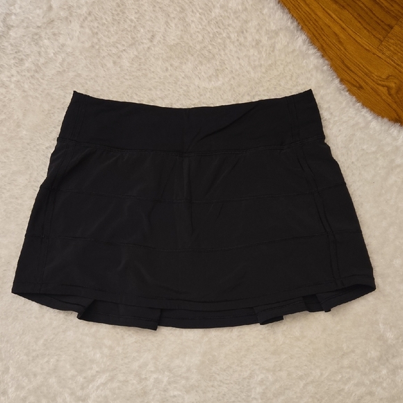 Lululemon Black Speed Skort, Womens 4, Great Condition - Picture 1 of 13